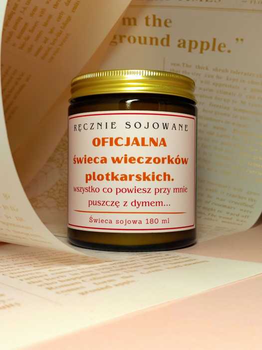 Świeca sojowa Oficjalna świeca wieczorków plotkarskich 180ml – Zielone Jabłuszko d.jpg