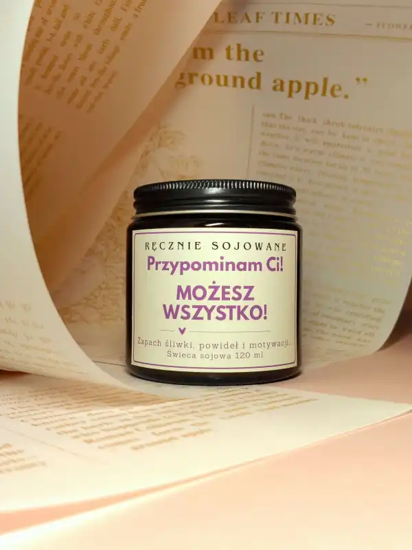 Świeczka sojowa przypominam Ci możesz wszystko(120ml)-[śliwka] reczniesojowane.pl.jpg