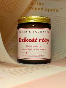 Świeca sojowa Dzikość Róży 180ml. | Ręcznie sojowane d.jpg