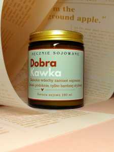 Świeca Sojowa Dobra kawka 180ml | pobudzający zapach d.jpg