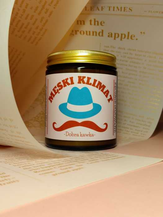 Świeca sojowa Męski klimat – Dobra kawka 120ml | Prezent dla mężczyzny.jpg