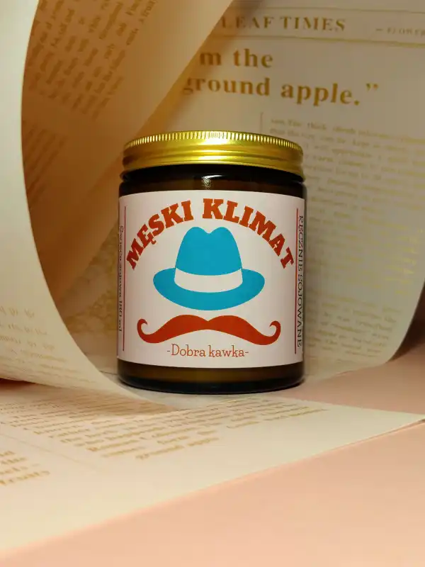 Świeca sojowa Męski klimat – Dobra kawka 120ml | Prezent dla mężczyzny.jpg