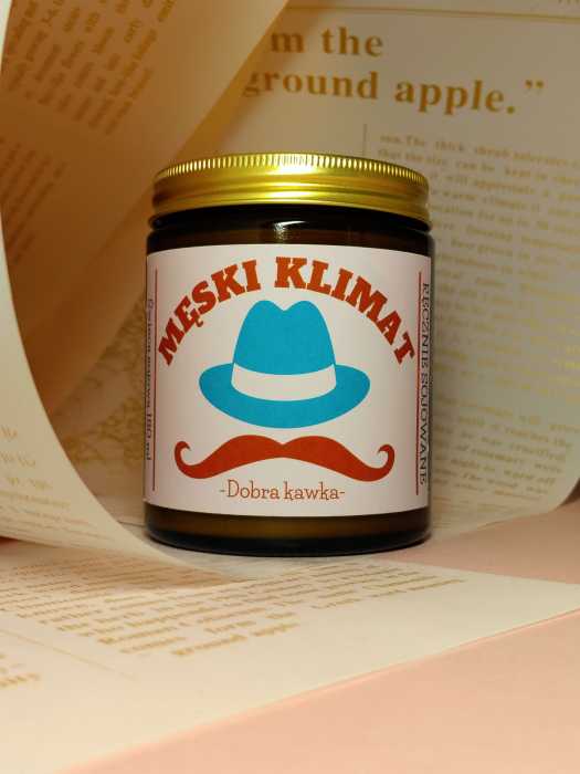 Świeca sojowa Męski klimat – Dobra kawka 120ml | Prezent dla Pana.jpg