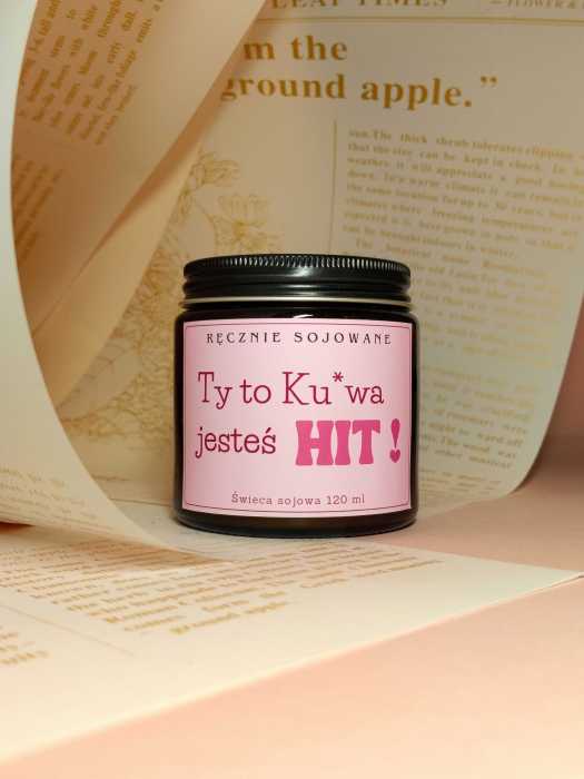 Świeca sojowa Ty to kur*wa jesteś hit 120ml – Kwitnąca piwonia.jpg