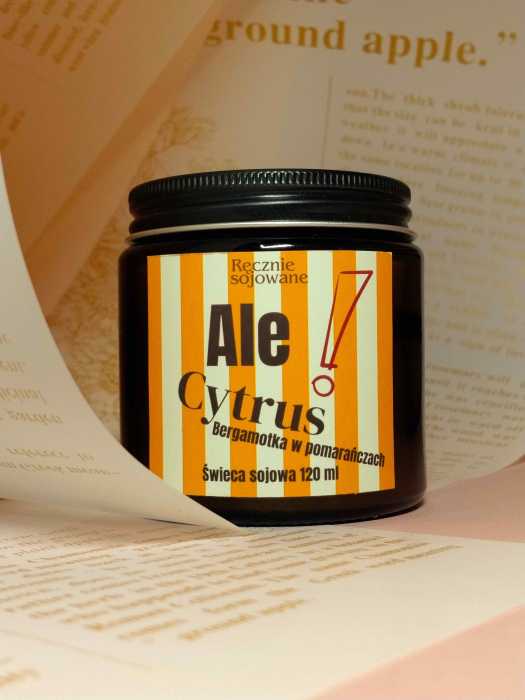 Świeca sojowa Ale! Cytrus-bergamotka w pomarańczach 120ml reczniesojowane.pl-m.jpeg