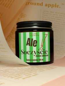 Świeca sojowa ALE! Soczyście (zielone jabłuszko) 120ml reczniesojowane.pl-m.jpeg
