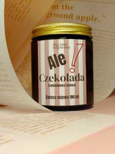 Świeca sojowa Ale! Czekolada(czekoladowa rozkosz) 180ml reczniesojowane.pl-m.jpeg