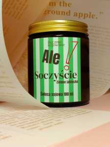 Świeca sojowa ALE! Soczyście (zielone jabłuszko) 180ml reczniesojowane.pl-m.jpeg