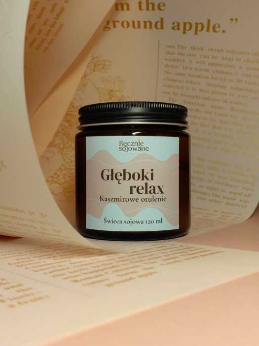 Świeca sojowa Głęboki relax 120ml(Kaszmirowe otulenie)reczniesojowane.pl.jpeg