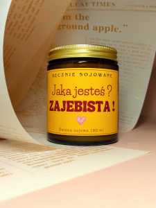 Świeca sojowa Jaka jesteś zajebista(kwitnąca piwonia)180ml. reczniesjowane.pl.jpg