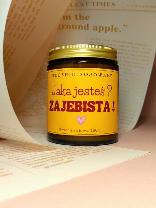 Świeca sojowa Jaka jesteś zajebista(kwitnąca piwonia)180ml. reczniesjowane.pl.jpg